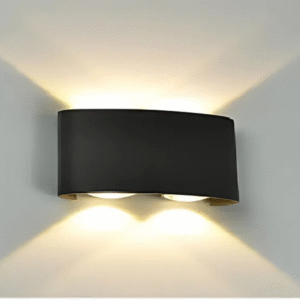 Applique LED RGB IP65 4W aluminium noir – Totaal Decor Belgique
