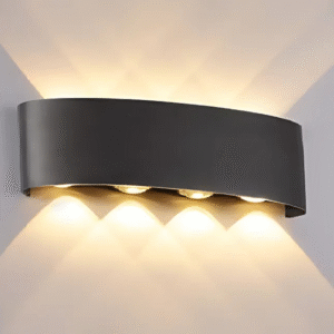 Applique LED RGB IP65 8W aluminium noir – Totaal Decor Belgique