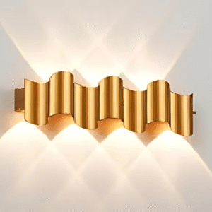 Applique d’élévation or IP65 avec LED CREE 7W – Totaal Decor Belgique