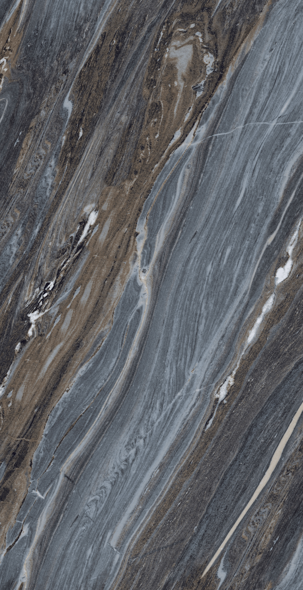 Panneaux en PVC Silver Wave – marbre gris argenté