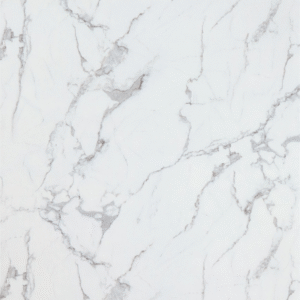 Panneaux en PVC White Mirage – marbre blanc doux