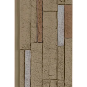 Panneau Mural 3D PU TD-02 Beige Pierre
