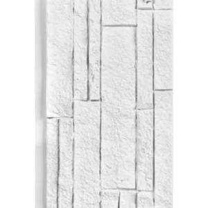Panneau Mural 3D PU TD-05 Blanc Pierre Pur
