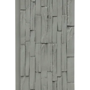 Panneau Mural 3D PU TD-08 Gris Béton