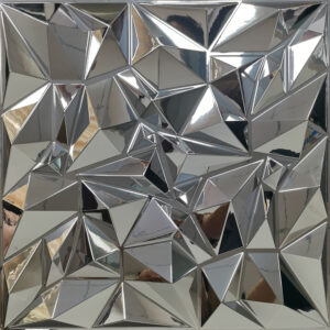 Panneau Mural 3D Diamond Silver