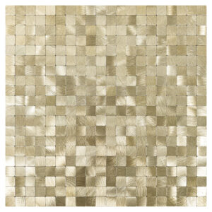 Plaquettes de Parement en Mosaïque Brushed Gold Mini